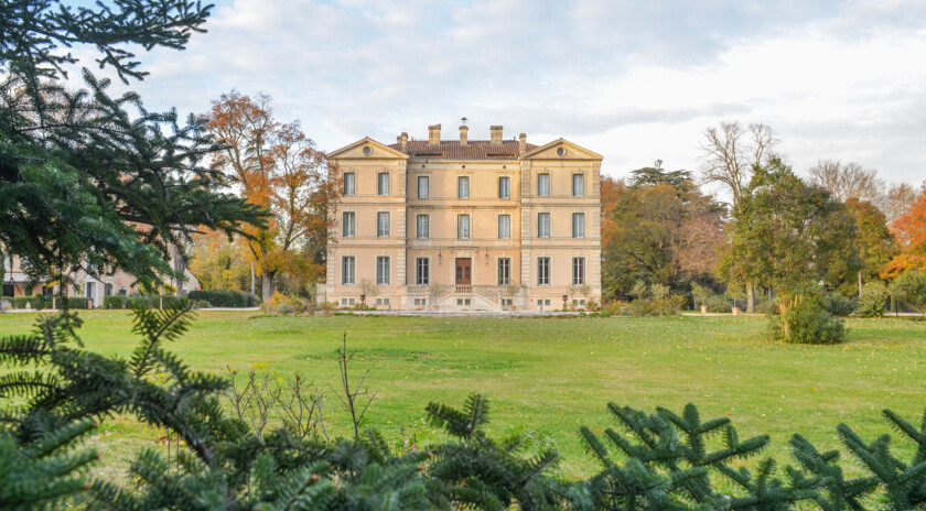 Chateau de Montcaud en hiver