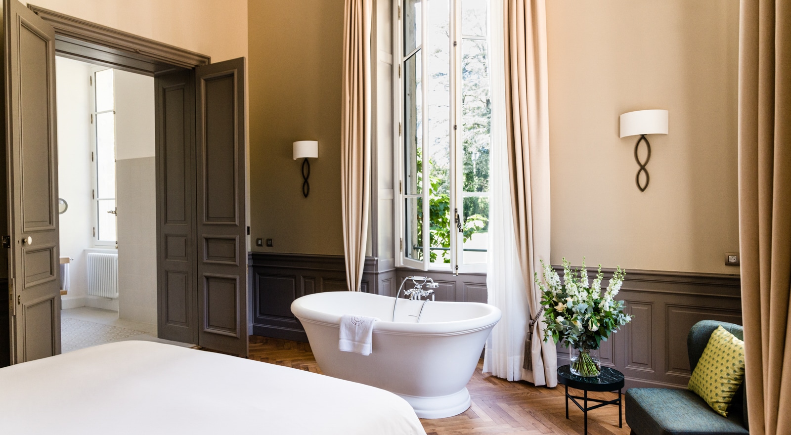 Collain Suite, Château de Montcaud, Hotel Provence, Frankreich.